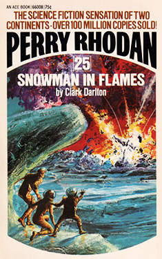 Snowman in Flames