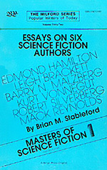Masters of Science Fiction: Essays on Six Science Fiction Authors